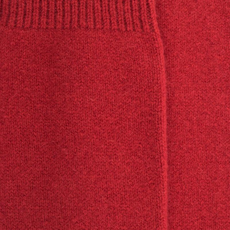 Doré Doré Mi-bas Femme Douceur En Laine Et Cachemire - Rouge Ponceau