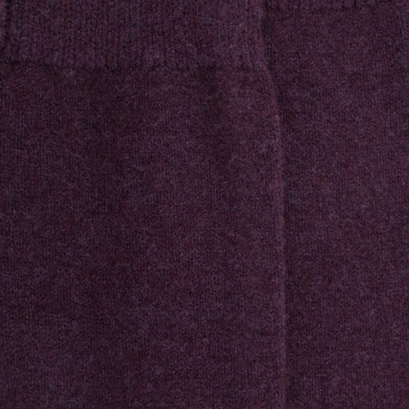 Doré Doré Mi-bas Femme Douceur En Laine Et Cachemire - Violet Mûrier