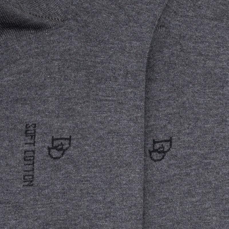 Doré Doré Mi-bas Femme En Coton égyptien - Gris Oxford