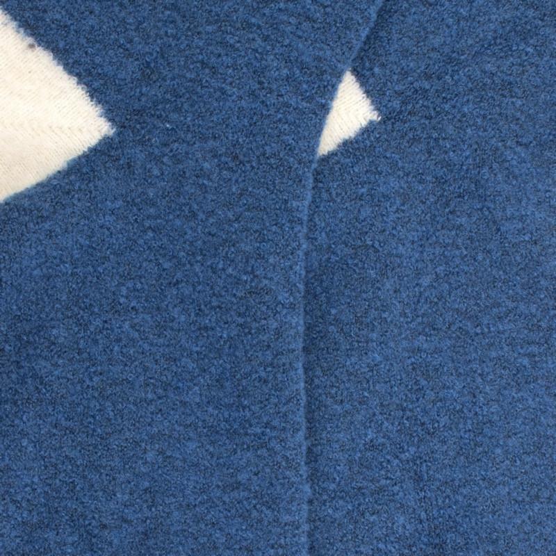 Doré Doré Mi-bas Femme En Laine Polaire - Bleu Saphir & écru