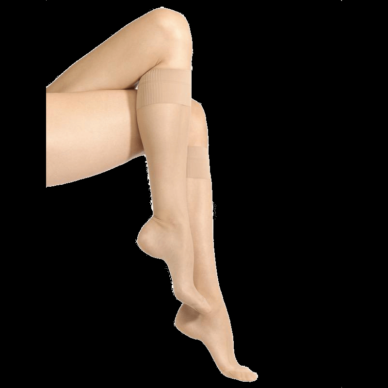 doré doré Mi-bas femme matité 20 deniers - Couleur peau