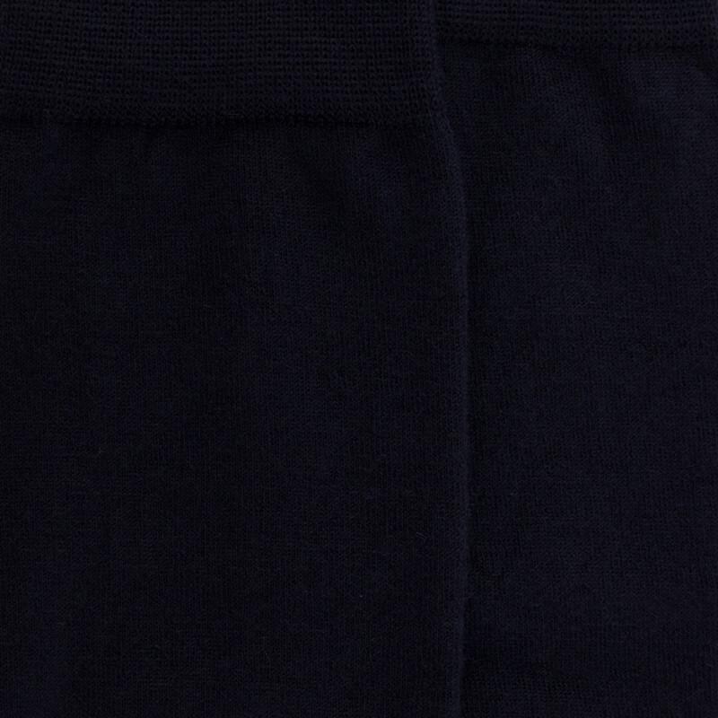 Doré Doré Mi-bas Femme Sensation En Laine Et Coton - Bleu Marine Foncé