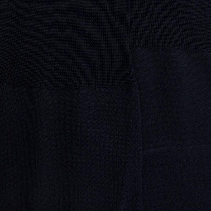 Doré Doré Mi Bas Homme 100% Fil D'écosse Maille Jersey - Bleu Foncé