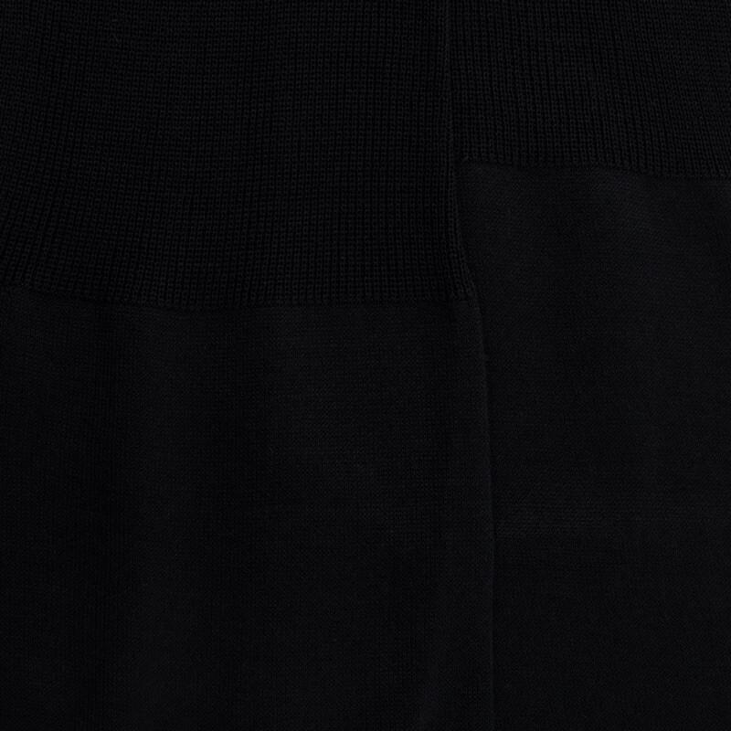 Doré Doré Mi Bas Homme 100% Fil D'écosse Maille Jersey - Noir