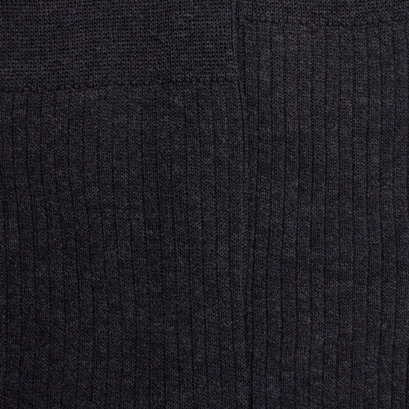 Doré Doré Mi-bas Homme Côtelés 100% Fil D'écosse - Gris Anthracite