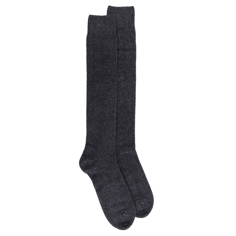 doré doré Mi-bas homme douceur en laine et cachemire - Gris anthracite