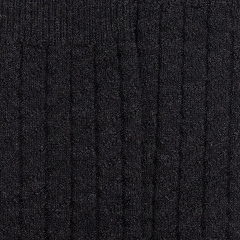 Doré Doré Mi-bas Homme En Laine épaisse - Gris Anthracite