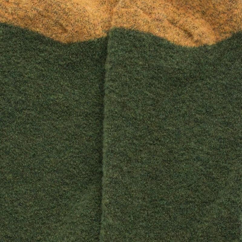 Doré Doré Mi-bas Homme En Laine Polaire - Vert Campagne & Jaune Pissenlit