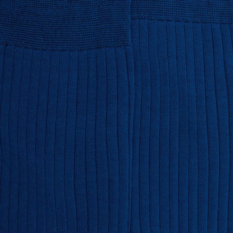 Doré Doré Mi-bas Homme Fins à Côtes 100% Fil D'Écosse - Bleu Cosmos