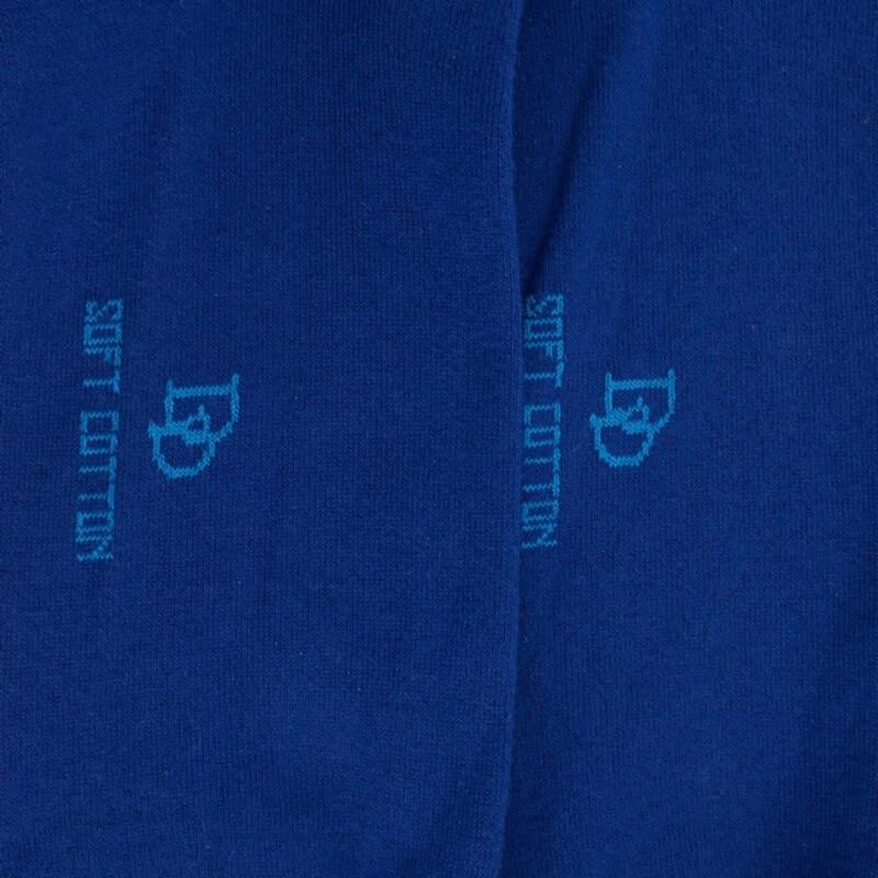Doré Doré Mi-bas Homme Fins En Coton égyptien - Bleu France