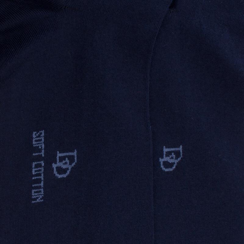 Doré Doré Mi-bas Homme Fins En Coton égyptien - Bleu Matelot