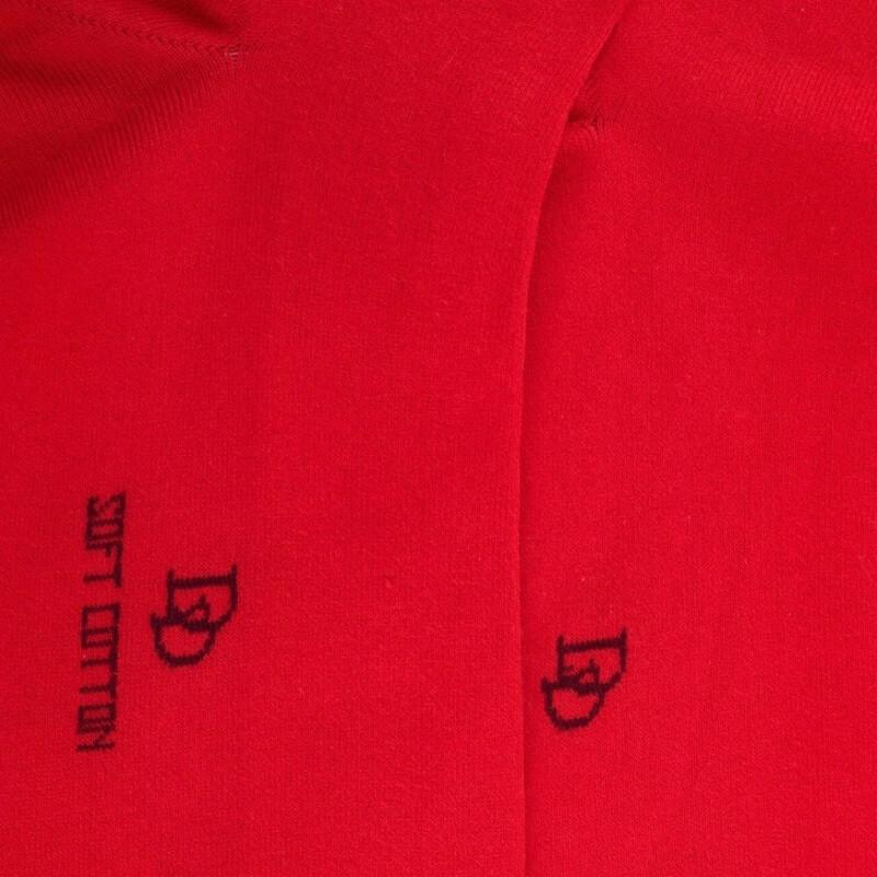 Doré Doré Mi-bas Homme Fins En Coton égyptien - Rouge Ponceau