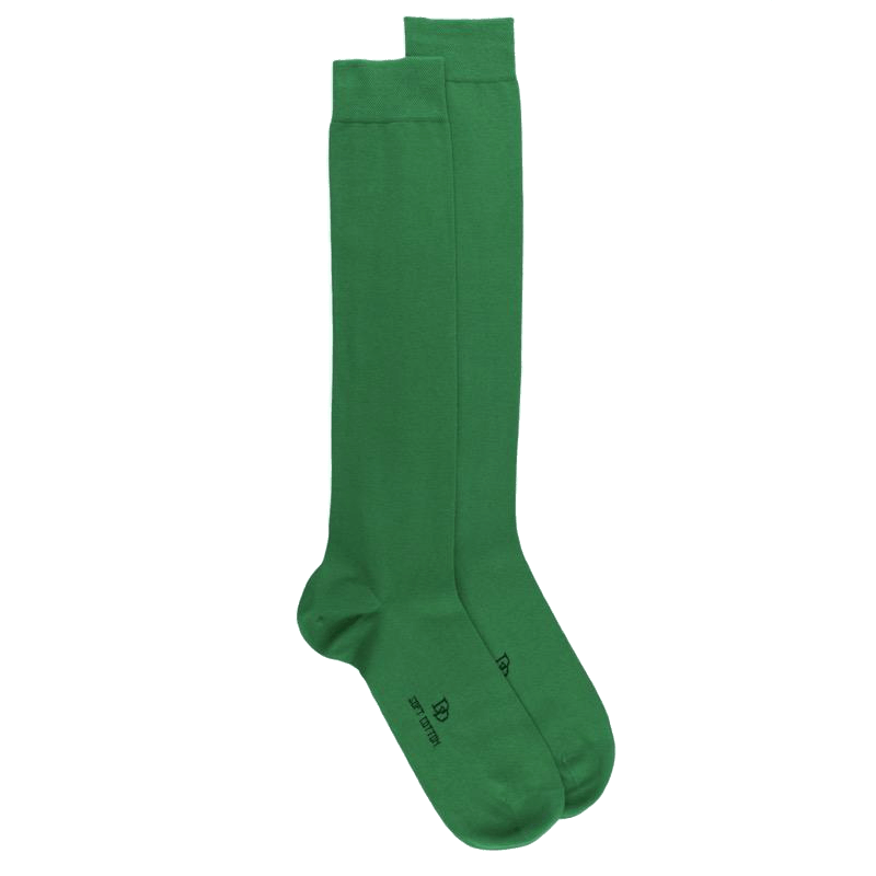 Doré Doré Mi-bas Homme Fins En Coton égyptien - Vert Herbage