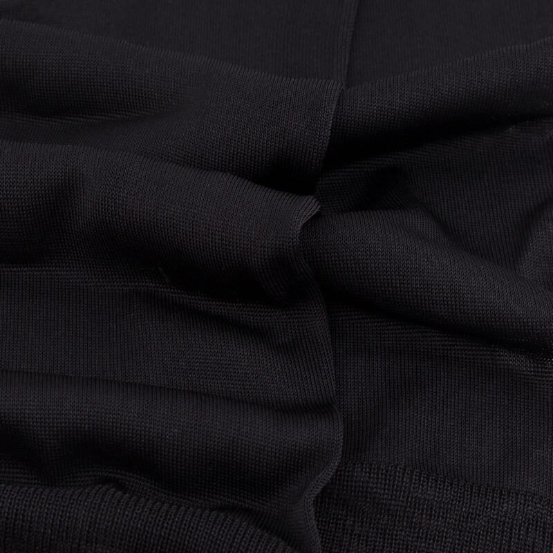 Doré Doré Mi-bas Homme Luxe 100% Soie Naturelle - Noir