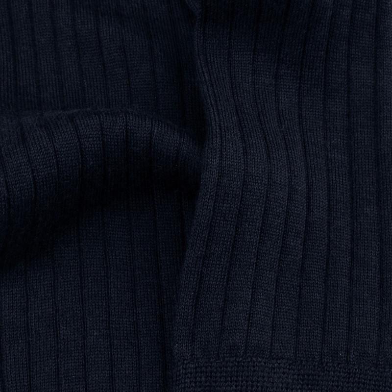 Doré Doré Mi-bas Homme Luxe En Cachemire Et Soie - Bleu Marine
