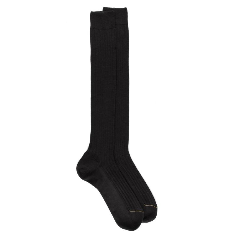 Doré Doré Mi-bas Homme Luxe En Cachemire Et Soie - Noir