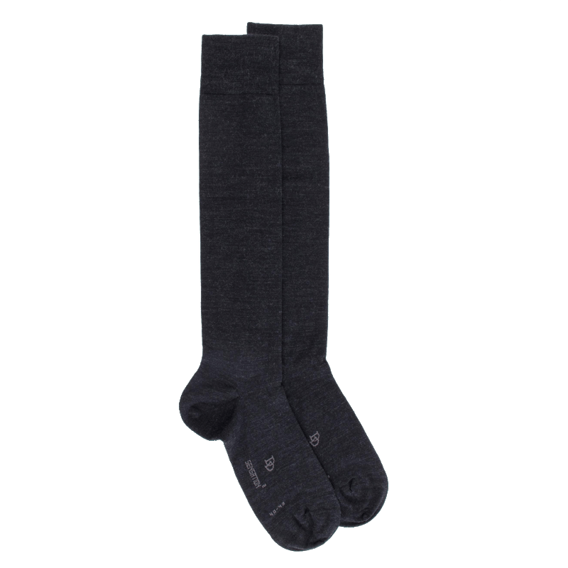 doré doré Mi-bas homme Sensation en laine et coton - Gris anthracite