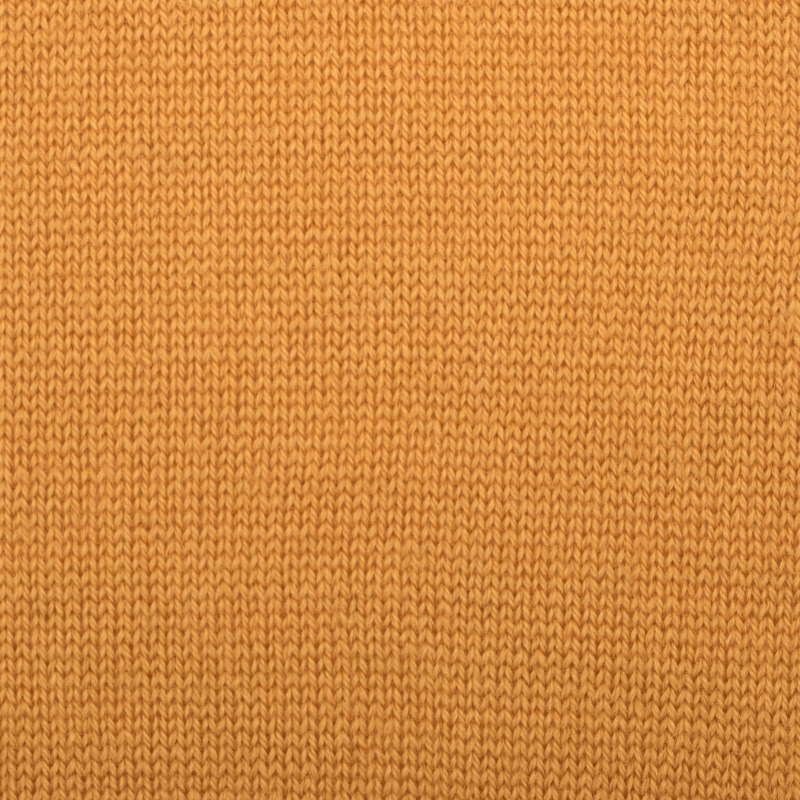 Doré Doré Pull à Col Roulé En Pure Laine - Jaune Moutarde