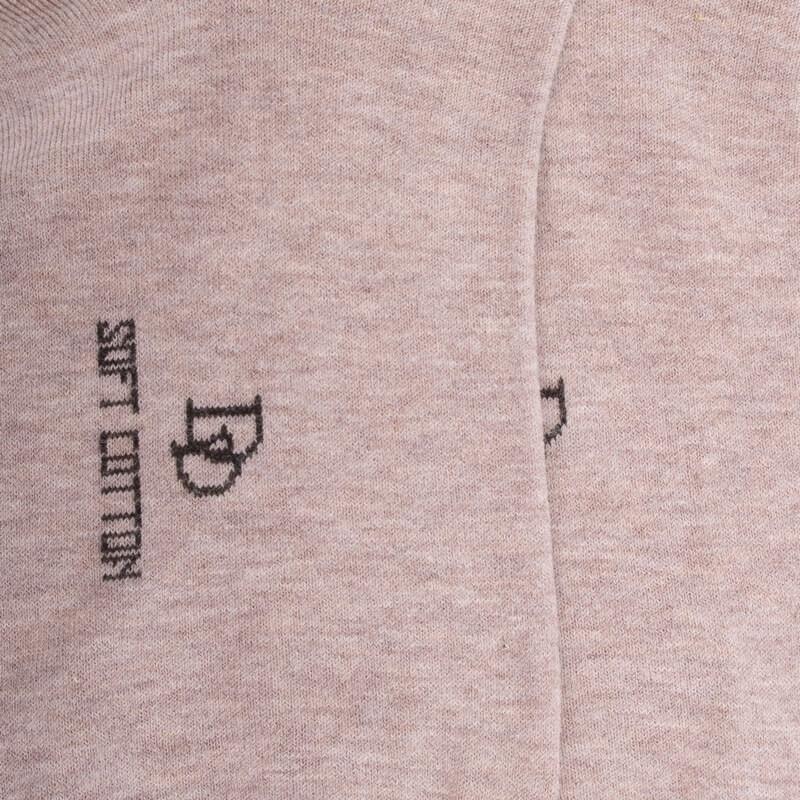 Doré Doré Socquettes Avec Bord Roulé En Coton égyptien - Beige