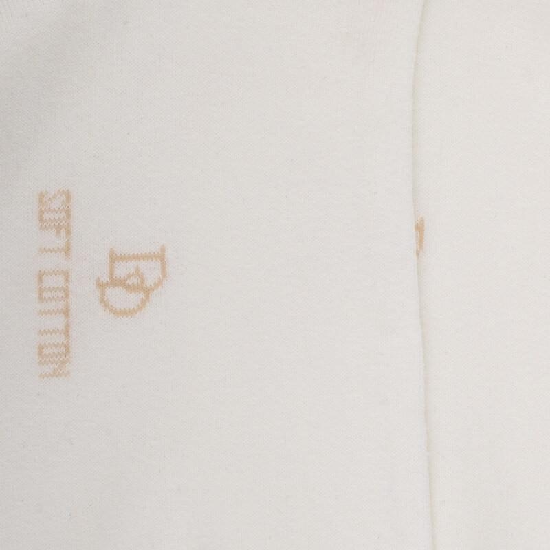 Doré Doré Socquettes Avec Bord Roulé En Coton égyptien - Ecru