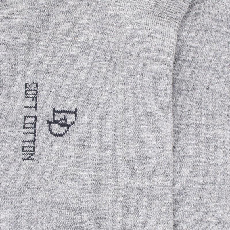 Doré Doré Socquettes Courtes Avec Bord Roulé En Coton égyptien - Gris Clair