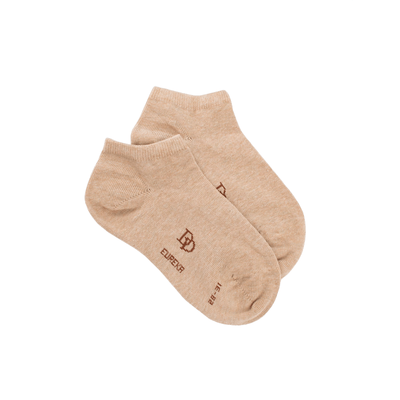 doré doré Socquettes enfant en coton égyptien - Beige Sable