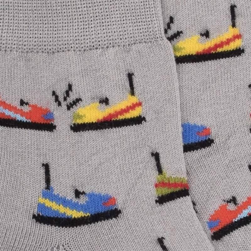 Doré Doré Socquettes Enfant En Fil D'écosse - Auto Tamponeuses