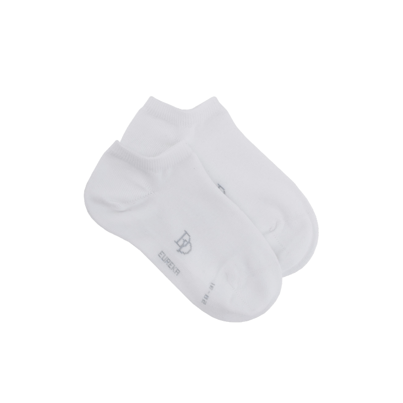 doré doré Socquettes enfant Eureka en coton égyptien - Blanc