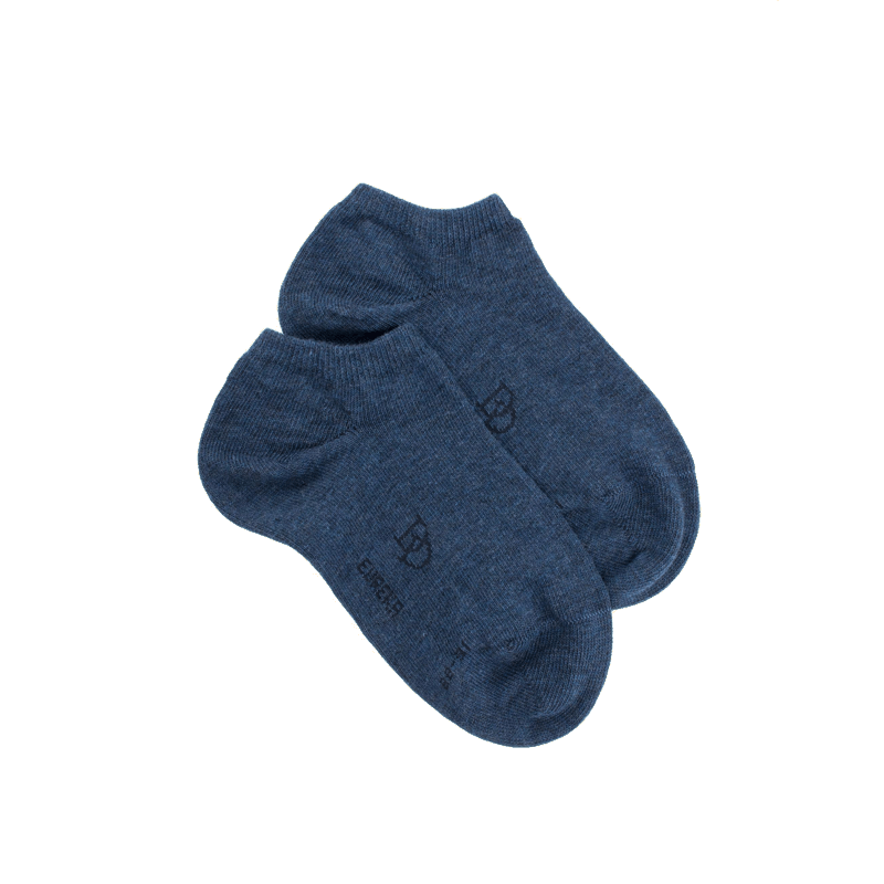 doré doré Socquettes enfant Eureka en coton égyptien - Bleu jean