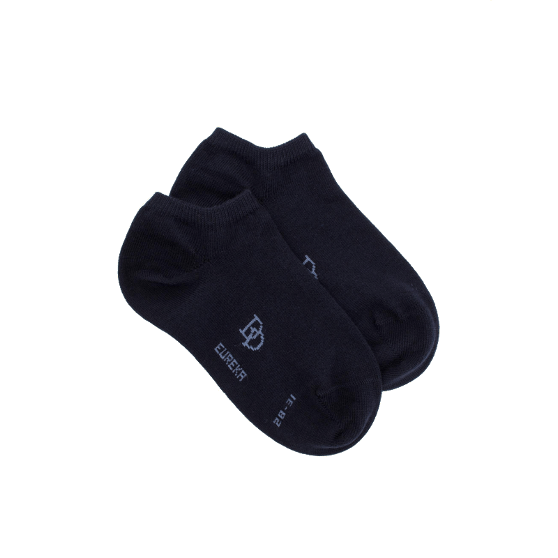 doré doré Socquettes enfant Eureka en coton égyptien - Bleu marine