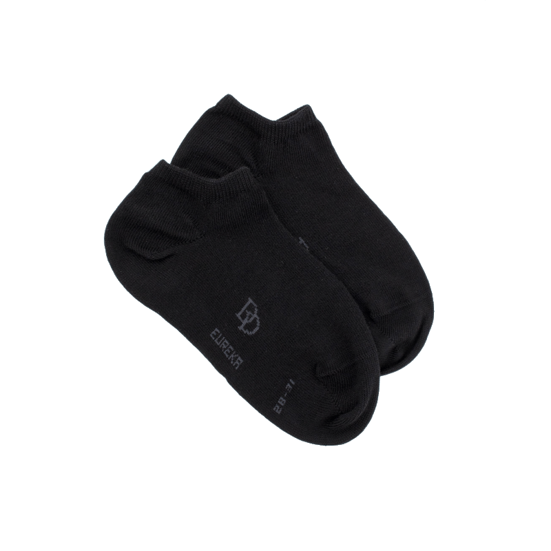 doré doré Socquettes enfant Eureka en coton égyptien - Noir