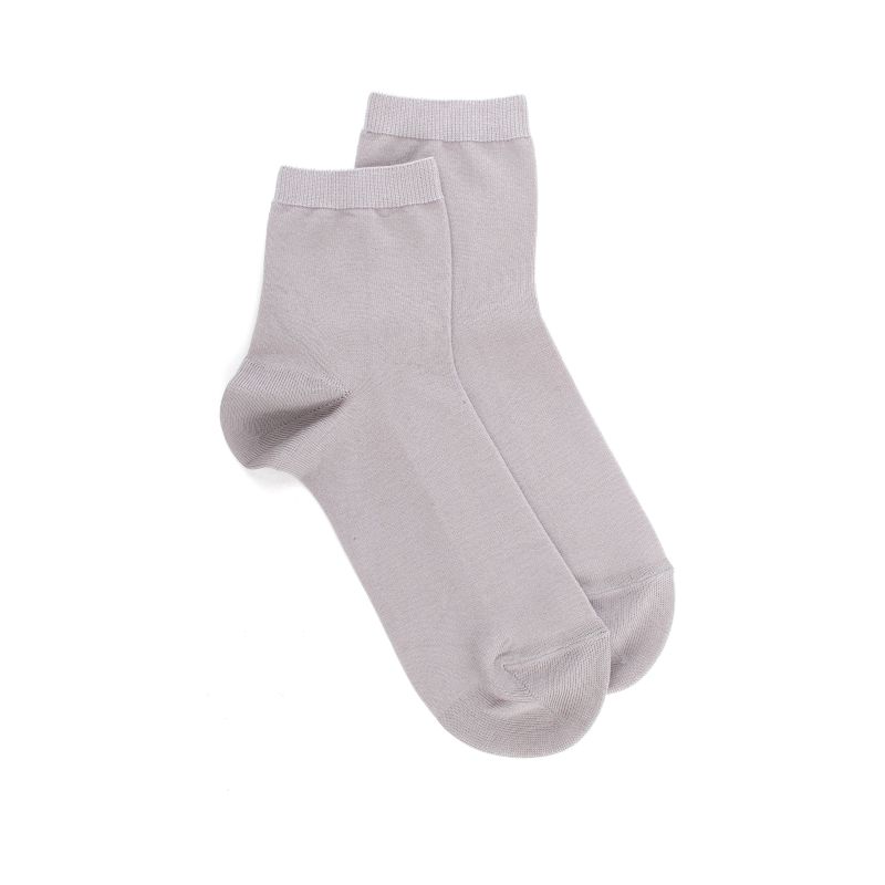 Doré Doré Socquettes Enfant Light En Fil D'Ecosse Et Polyamide - Gris Clair