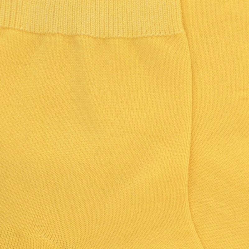 Doré Doré Socquettes Enfant Light En Fil D'Ecosse Et Polyamide - Jaune