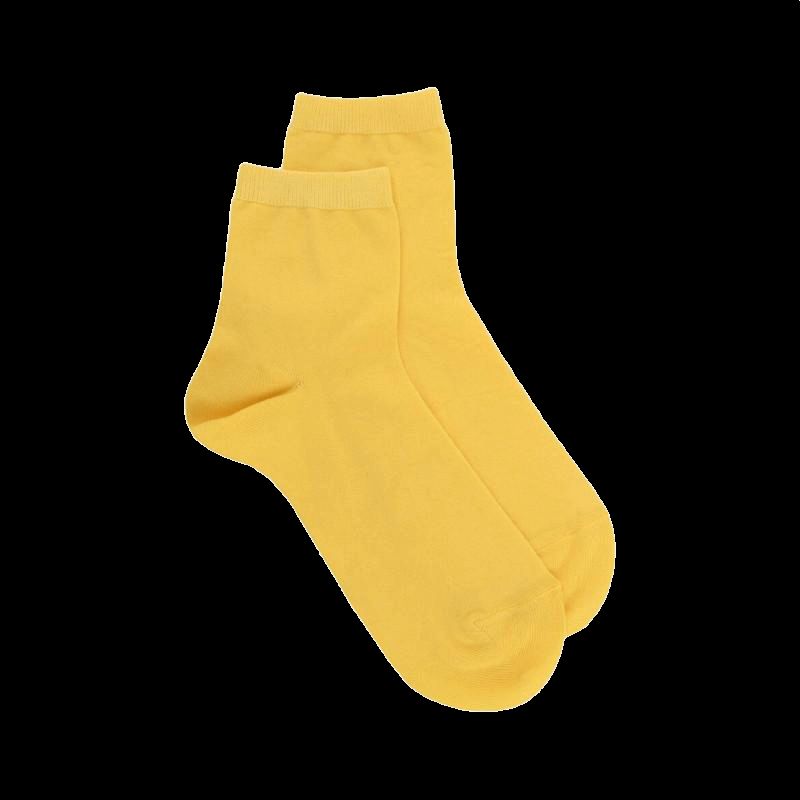 doré doré Socquettes enfant Light en fil d'Ecosse et polyamide - Jaune