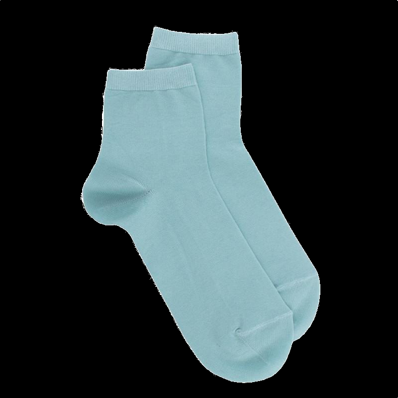 doré doré Socquettes enfant Light en fil d'Ecosse et polyamide - Bleu ciel