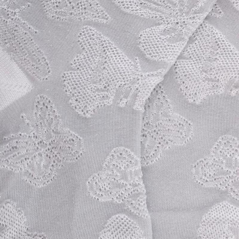 Doré Doré Socquettes Fantaisie Avec Motifs Papillon - Gris Et Rose