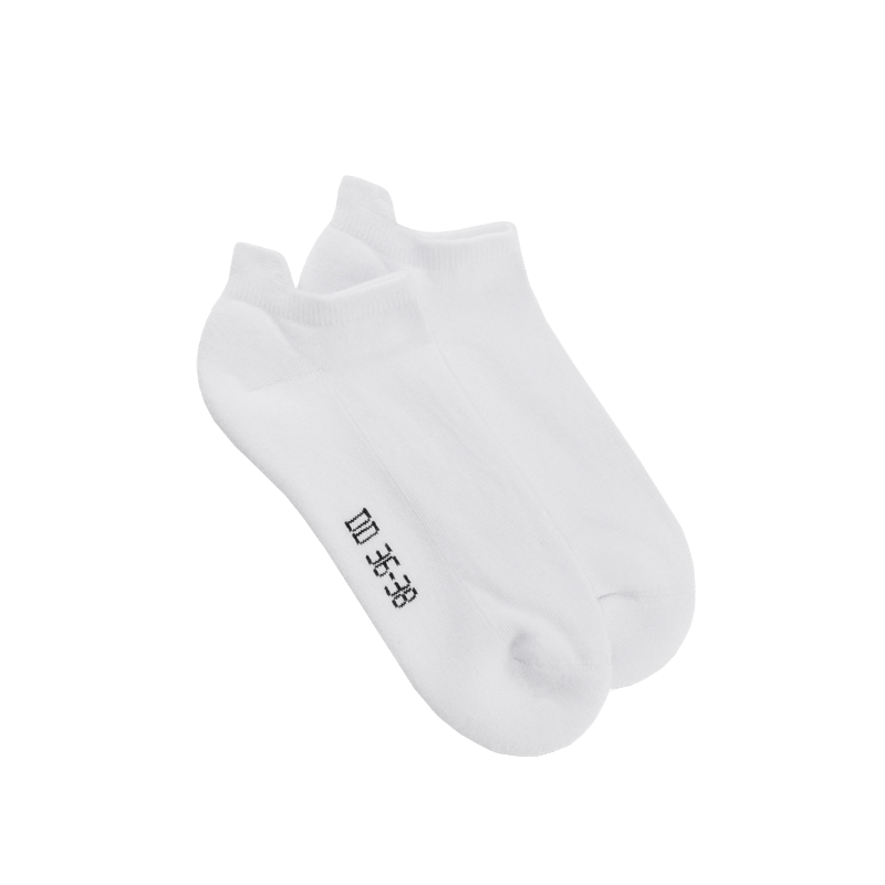 Doré Doré Socquettes Femme En Coton Bouclette - Blanc