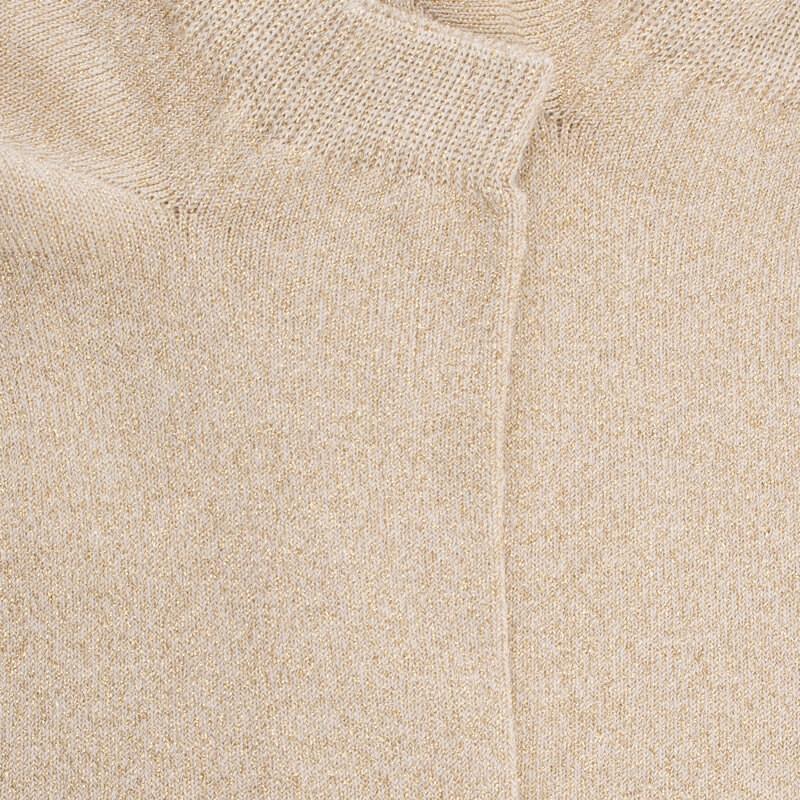 Doré Doré Socquettes Femme En Coton Doux Et Effet Brillant Lurex - Beige