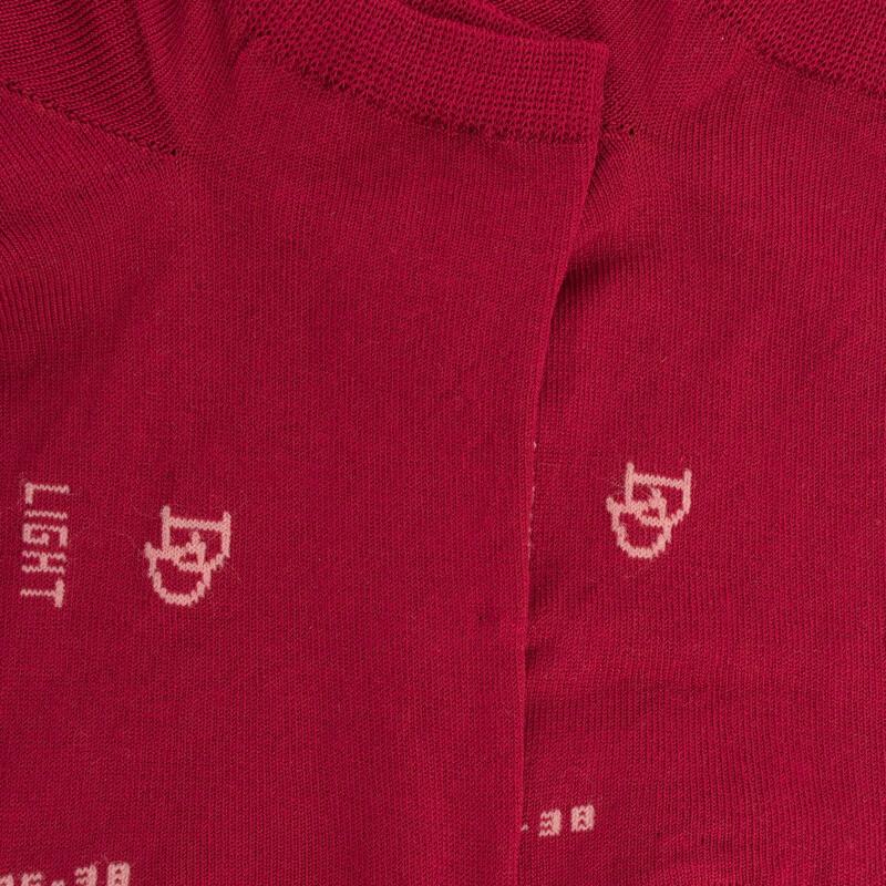 Doré Doré Socquettes Femme En Fil D'Écosse - Framboise