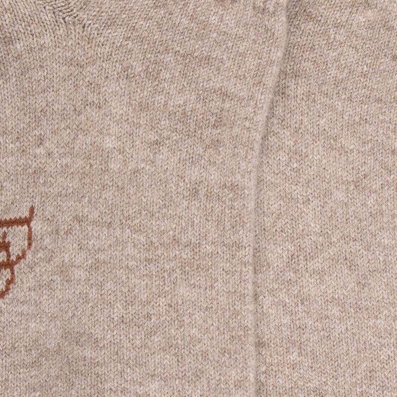 Doré Doré Socquettes Femme En Laine Mérinos Et Cachemire - Beige Chrysalide