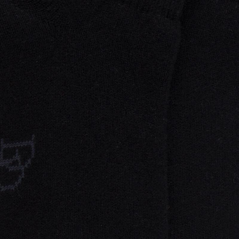 Doré Doré Socquettes Femme En Laine Mérinos Et Cachemire - Noir