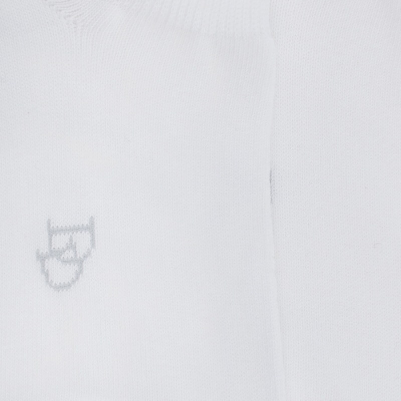 Doré Doré Socquettes Femme Eureka En Coton égyptien - Blanc