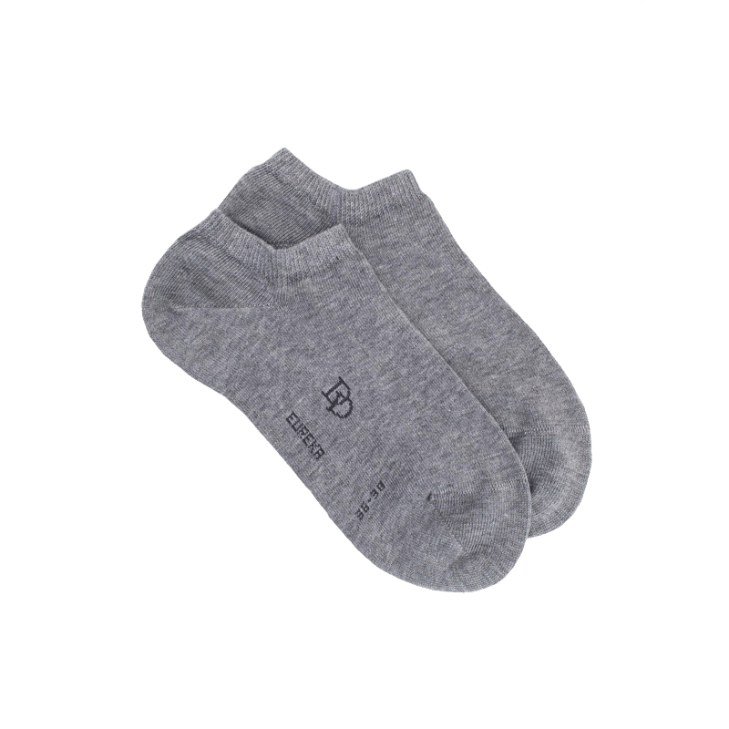 doré doré Socquettes femme Eureka en coton égyptien - Gris