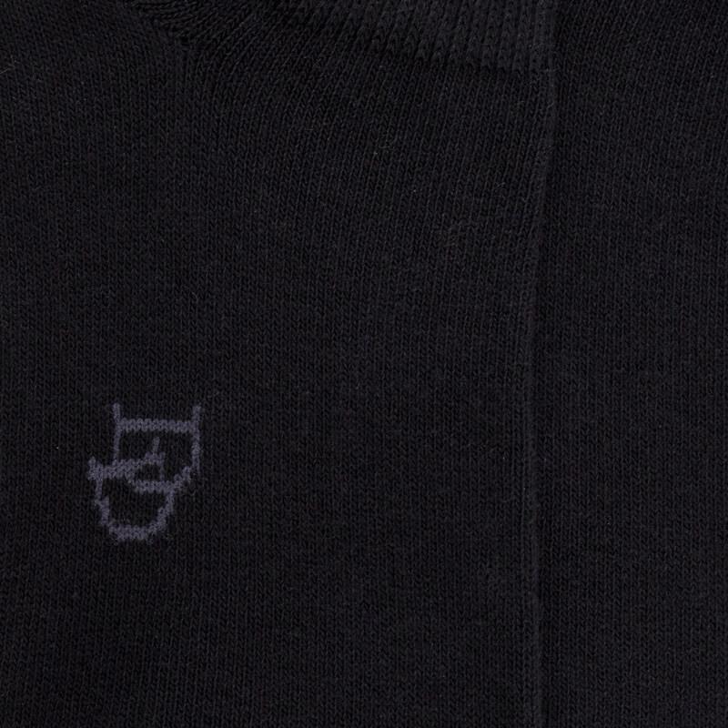 Doré Doré Socquettes Femme Eureka En Coton égyptien - Noir