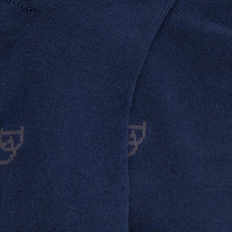 Doré Doré Socquettes Femme Light En Fil D'Ecosse Et Polyamide - Bleu Marine