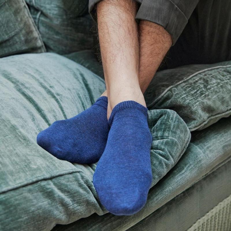Doré Doré Socquettes Homme En Coton égyptien - Bleu Jean
