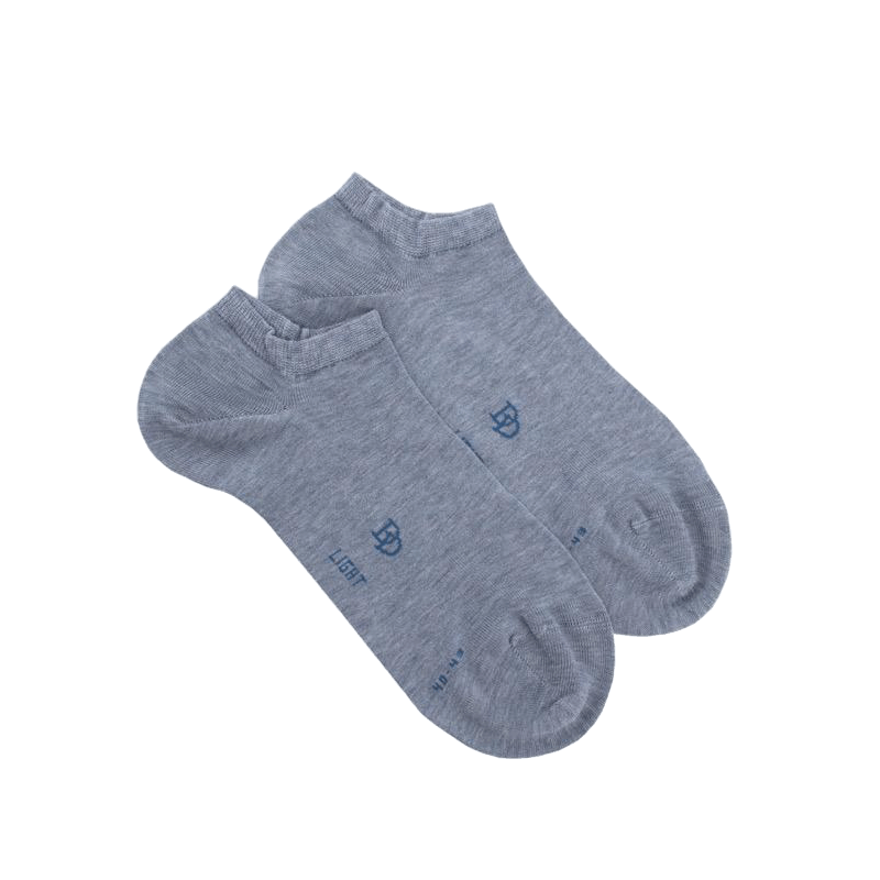 Doré Doré Socquettes Homme En Fil D'Écosse - Bleu Glacier