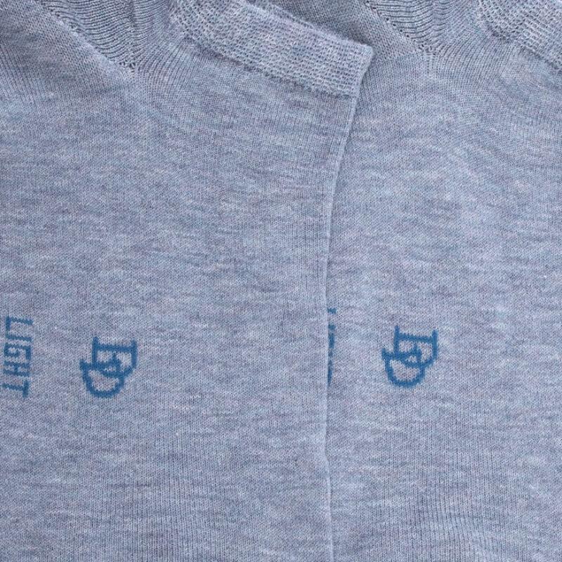 Doré Doré Socquettes Homme En Fil D'Écosse - Bleu Glacier