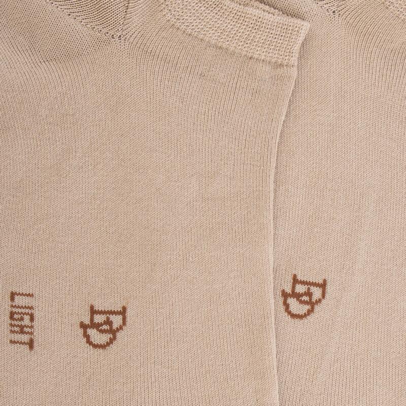 Doré Doré Socquettes Homme Light En Coton - Beige Clair