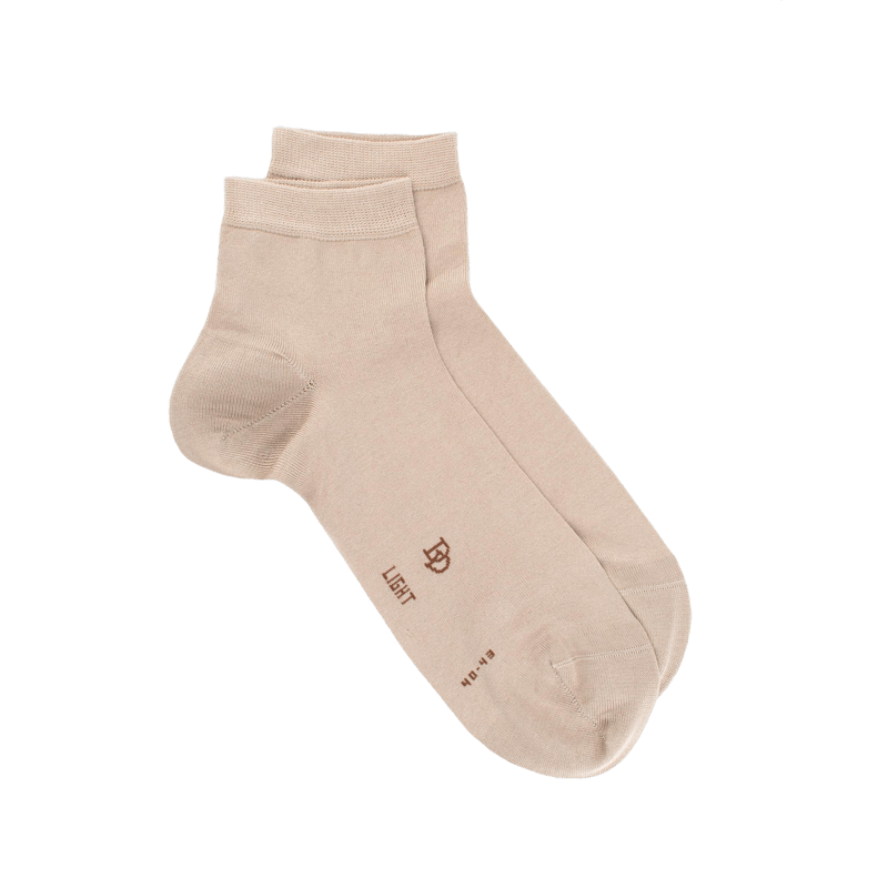 Doré Doré Socquettes Homme Light En Fil D'écosse - Beige